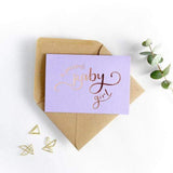 A Precious Baby Girl Card New Baby Letterpress Card