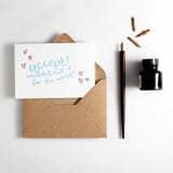 Accept Wedding RSVP Letterpress Card