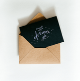 Congrats On Your Dream Job Letterpress New Job Card