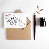 From All Of Us Letterpress Christmas Card