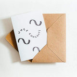 Huge Congrats Letterpress Congratulations Card