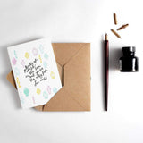 Plenty of Fish in the Sea Letterpress Card