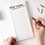 Hunter Paper Co This Week Things To Do Letterpress List Pad