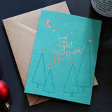 Twas The Night Before Christmas Letterpress Card
