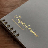Nakabayashi White Logical Prime Ringbound Notebook A5 Plain