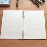 Nakabayashi Blue Logical Prime Ringbound Notebook B5 6mm Ruled