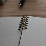 Nakabayashi White Logical Prime Ringbound Notebook A5 Plain