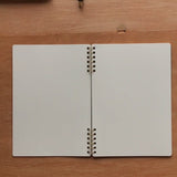Nakabayashi White Logical Prime Ringbound Notebook A5 Plain