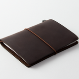 Traveler's Company Notebook Passport Size Dark Brown
