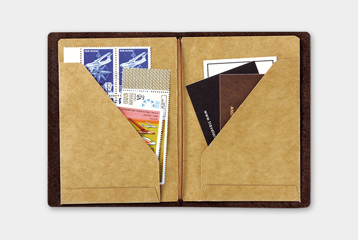 Traveler's Company Notebook Passport Size Refill Kraft Paper Folder