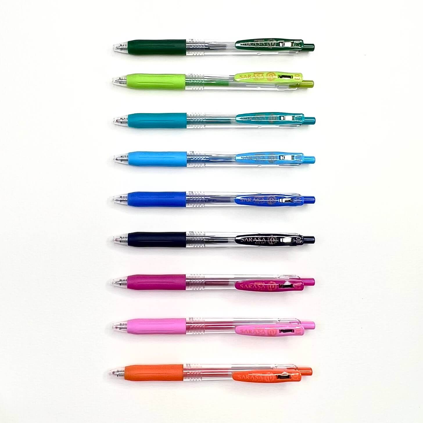 Zebra Sarasa Push Clip Gel Pen - 0.3 mm - 20 Color Bundle – Stationery Space