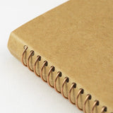 Traveler's Company Spiral Ring Notebook B6 Kraft Paper