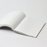 Labobratori Spray Splash Black & White Soft Cover B6 Plain Notebook