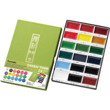 Kuretake Gansai Tambi Watercolour 18 Colour Paint Set