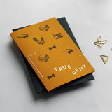 To A True Gent Letterpress Birthday Card