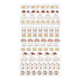 Furukawashiko Daily Seal Stickers - Peeping Dogs