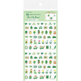 Furukawashiko Daily Seal Stickers - Outing (Green)