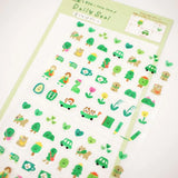 Furukawashiko Daily Seal Stickers - Outing (Green)