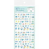 Furukawashiko Daily Seal Stickers - Weather (Blue)