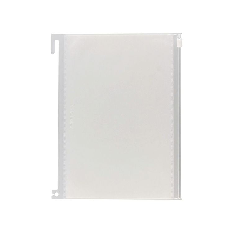 Delfonics Rollbahn Slider Zip Pocket for A5 Spiral Bound Notebook - Clear