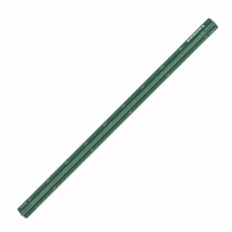 Hightide Penco Drafting Scale Green Ruler