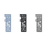 Delfonics Rollbahn Stencil Bookmarks