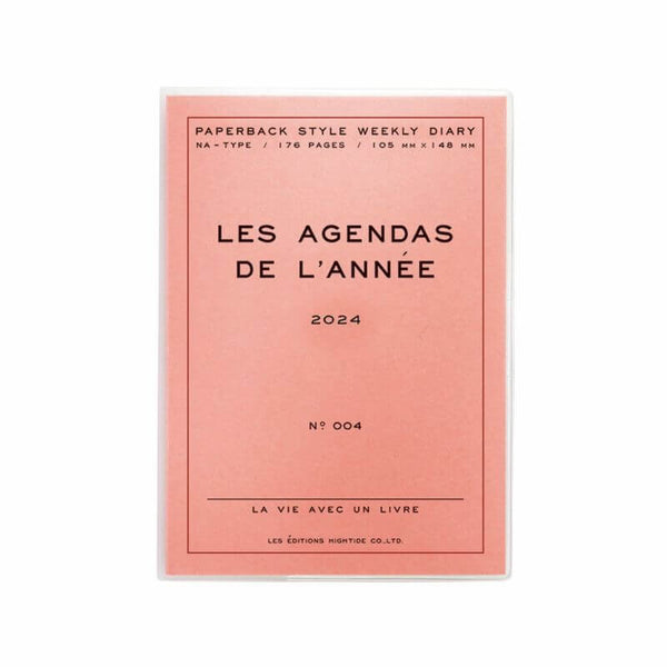 Hightide 2024 Weely Diary 'Les Agenda De L'Année' A6