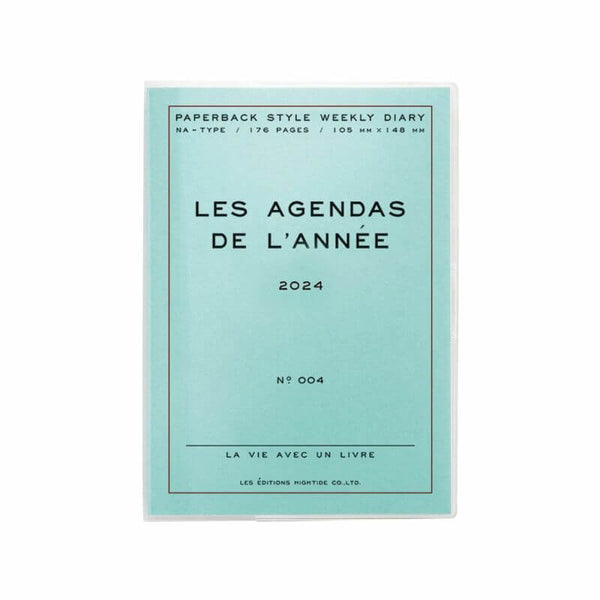 Hightide 2024 Weely Diary 'Les Agenda De L'Année' A6