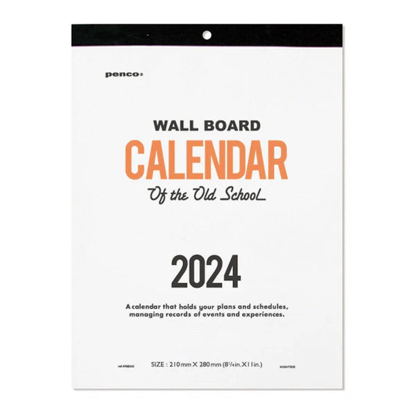 Hightide Penco 2024 A4 Calendar