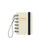Delfonics Rollbahn Spiral Bound Grid Micro Keyring Notebook