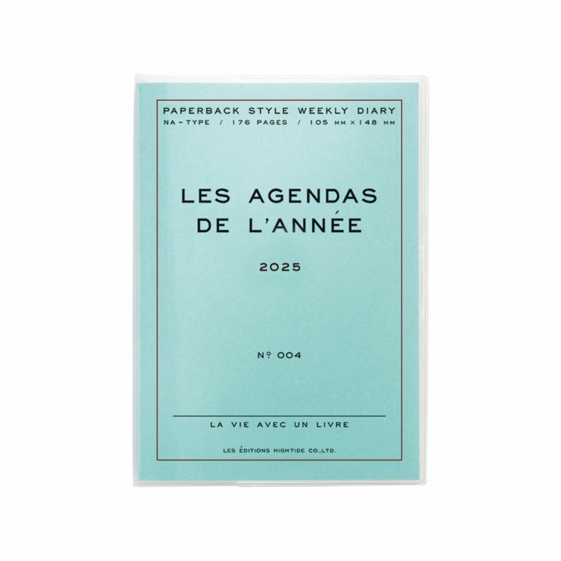 Hightide 2025 Weely Diary 'Les Agenda De L'Année' A6