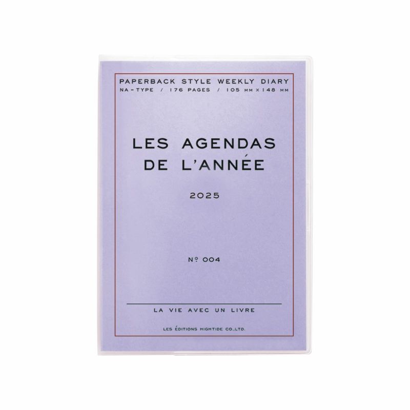 Hightide 2025 Weely Diary 'Les Agenda De L'Année' A6