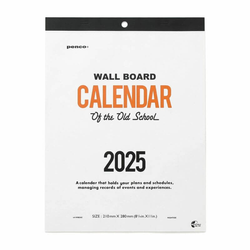 Hightide Penco 2025 A4 Calendar