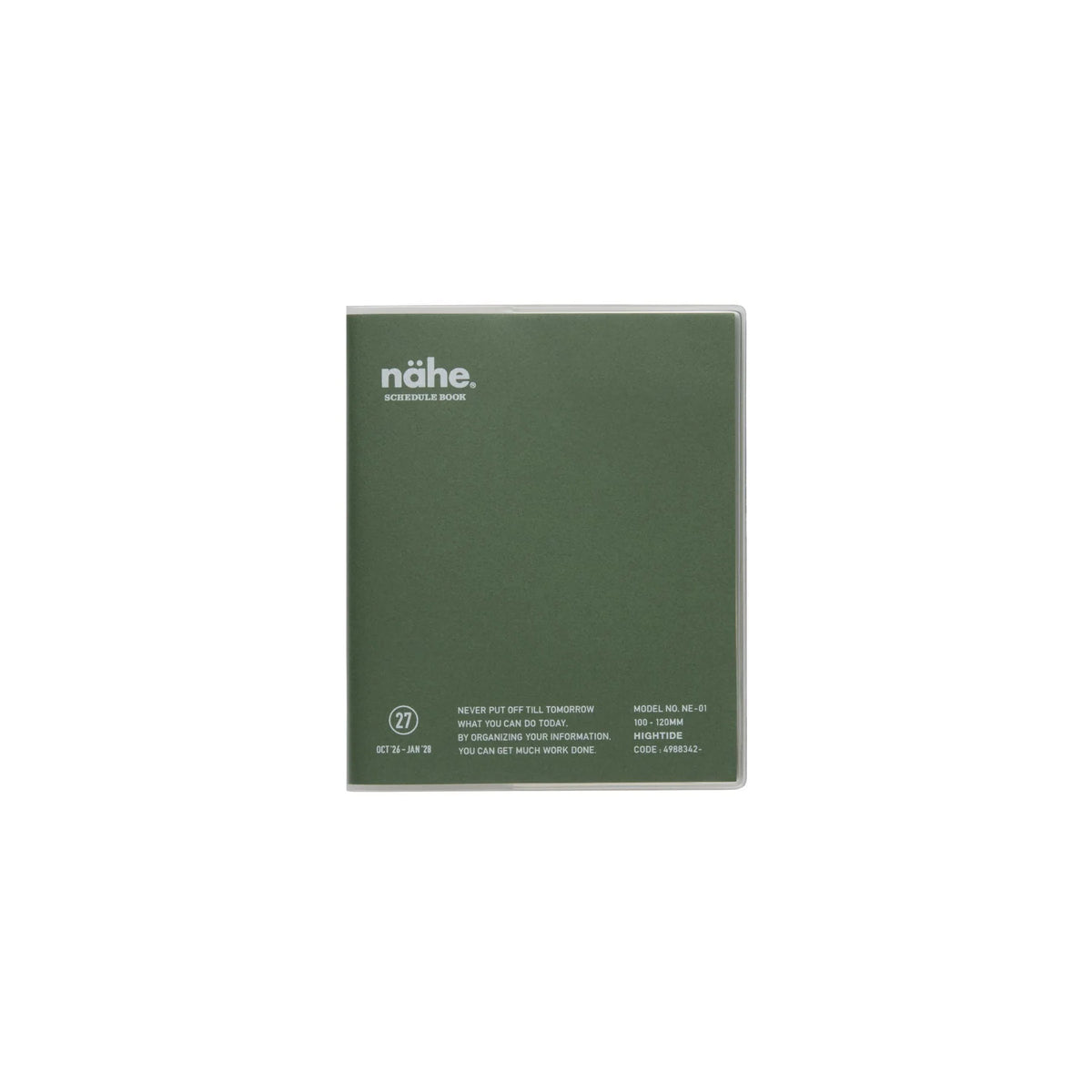Hightide 2027 Nahe Small Square Monthly Planner