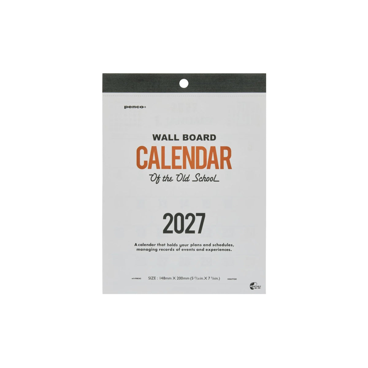 Hightide Penco 2027 A5 Calendar