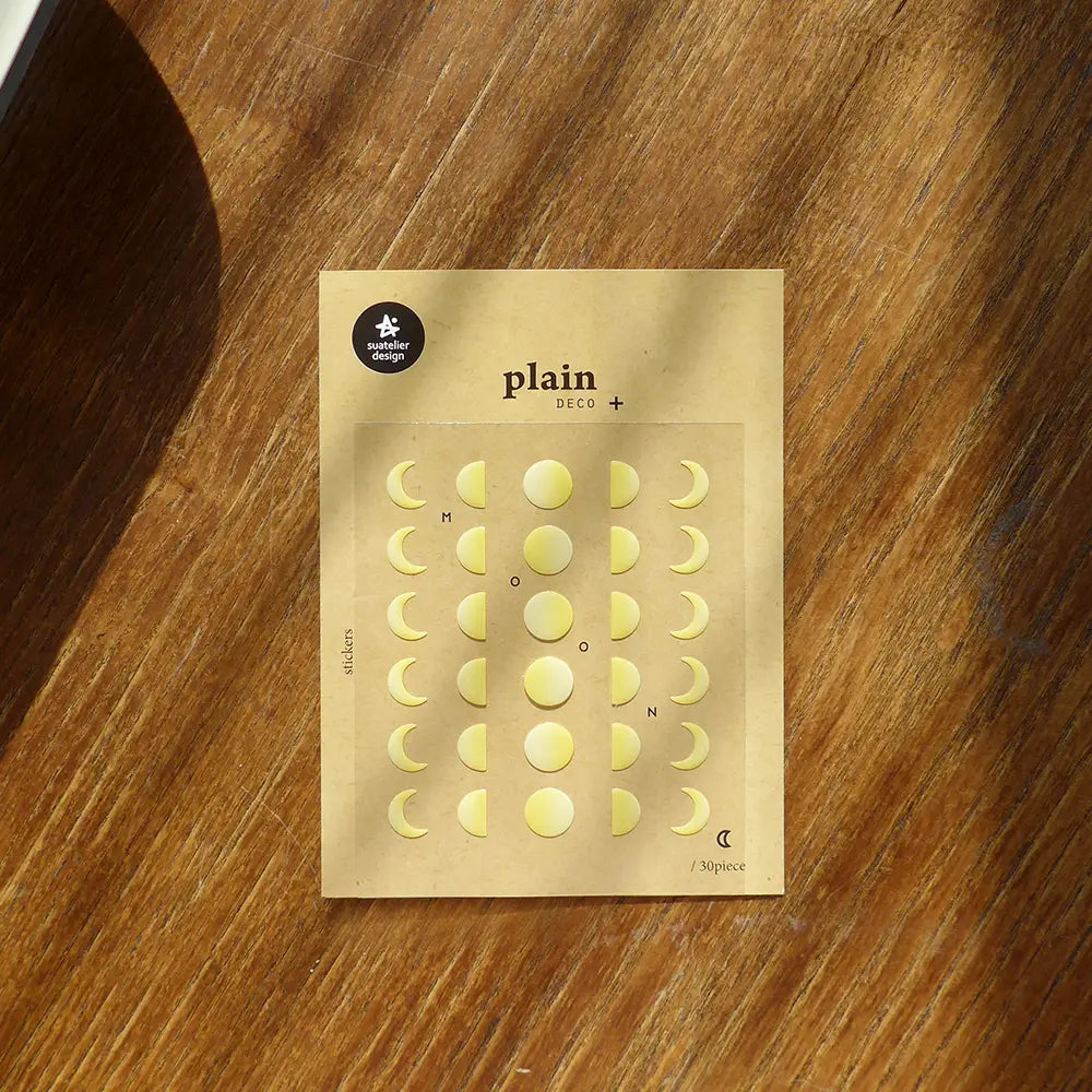 Suatelier Moon Stickers Plain.10 No 1614