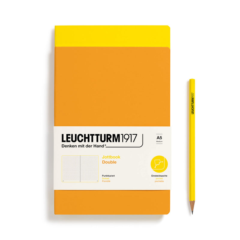 Leuchtturm 1917 A5 Jottbook Set of 2 Dot Grid Notebooks