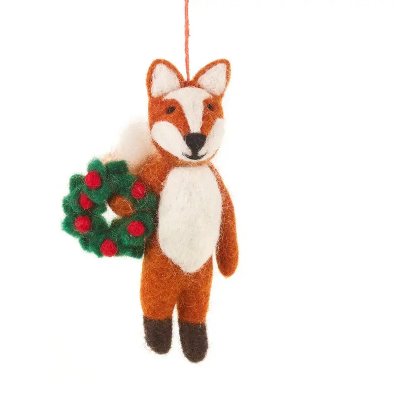 Finley Fox Christmas Tree Hanging Decoration