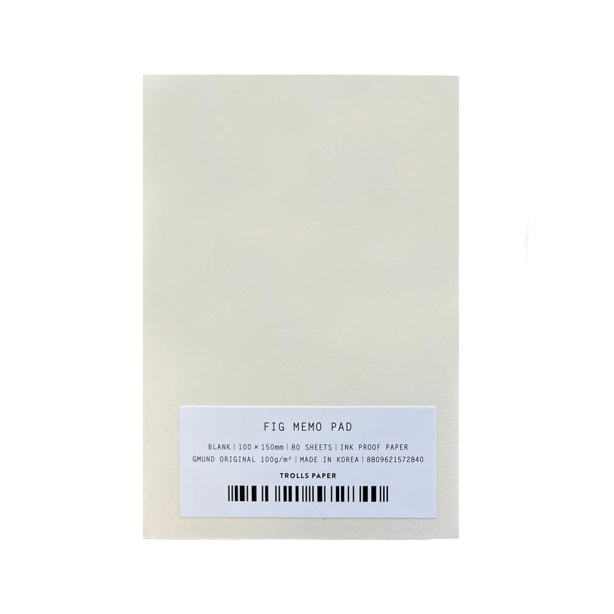 Trolls Paper Fig Note A6 Memo Pad - Gmund Paper