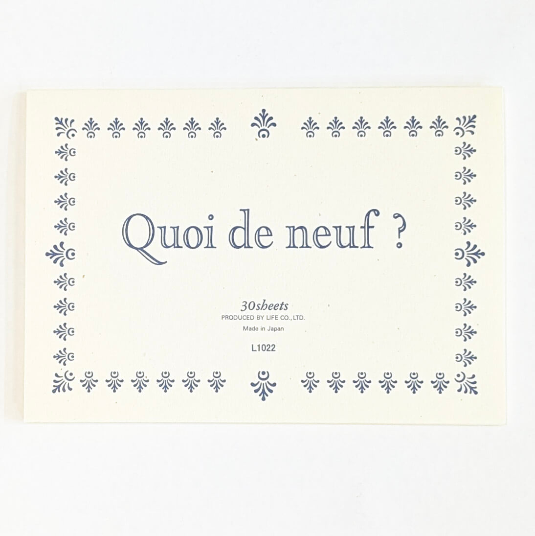Life Quoi de Neuf A5 Lined Writing Paper Pad
