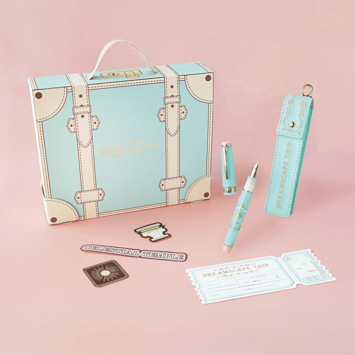 Sailor Fountain Pen - Pro Gear Slim Dreamscape Trip Vol.1 - Celestial Temple