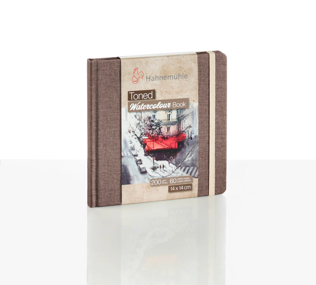 Hahnemuhle Toned Watercolour Sketch Book 200gsm 14x14cm