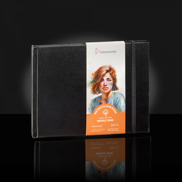Hahnemuhle Watercolour 250 gsm 100% Cotton Deckled Edge Sketchbook