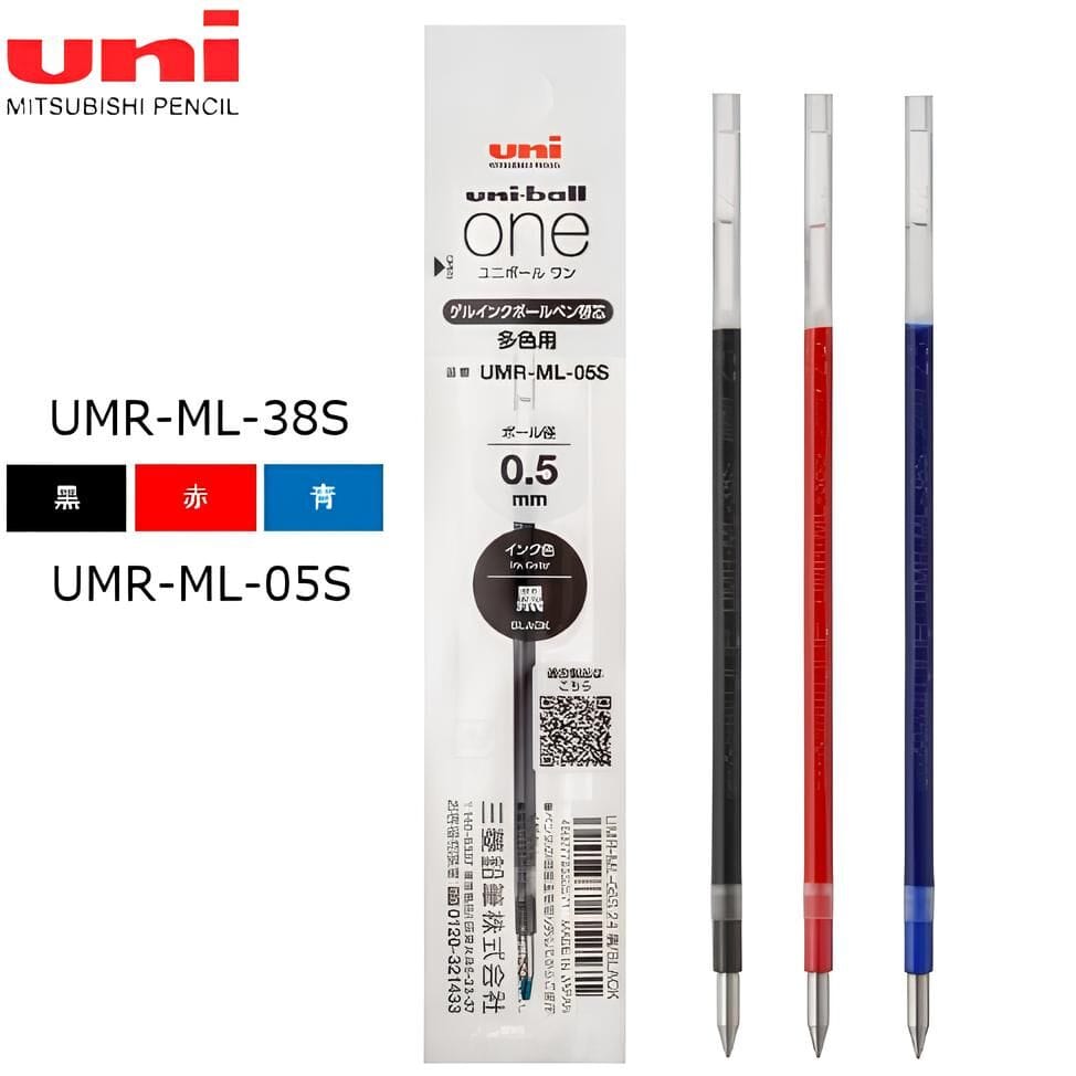 Uni-Ball Zento UBR-ZML Multi-pen Refills 0.38 / 0.5