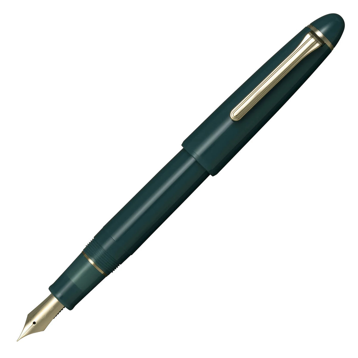 Sailor 1911 Casual L Gold Trim Fountain Pen - Green