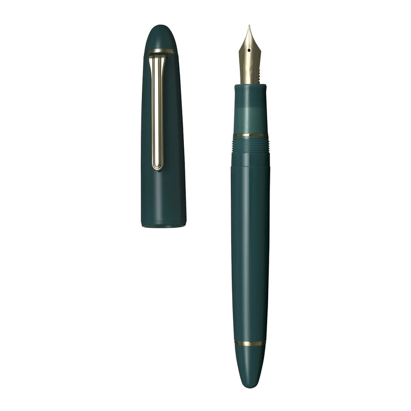 Sailor 1911 Casual L Gold Trim Fountain Pen - Green, $108.79