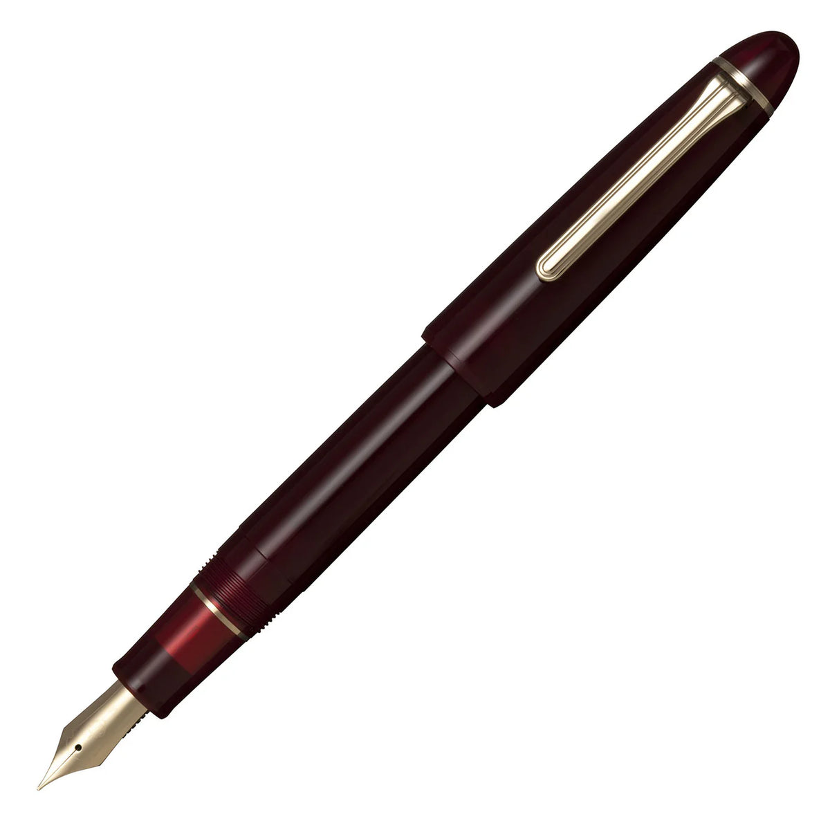 Sailor 1911 Casual L Gold Trim Fountain Pen - Red
