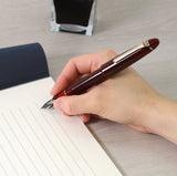 Sailor 1911 Casual L Gold Trim Fountain Pen - Red