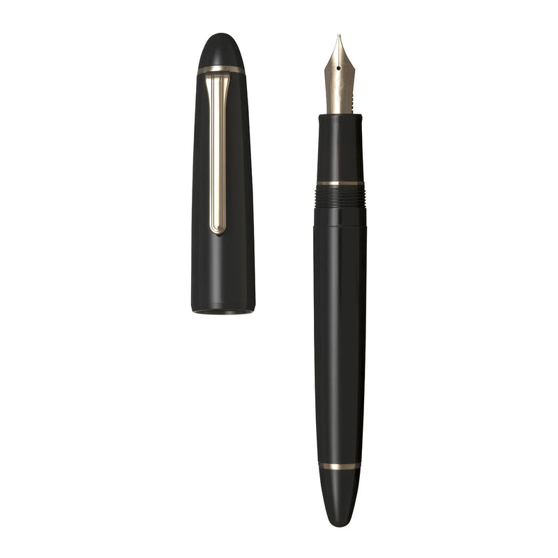 Sailor 1911 Casual L Gold Trim Fountain Pen - Black, $106.94