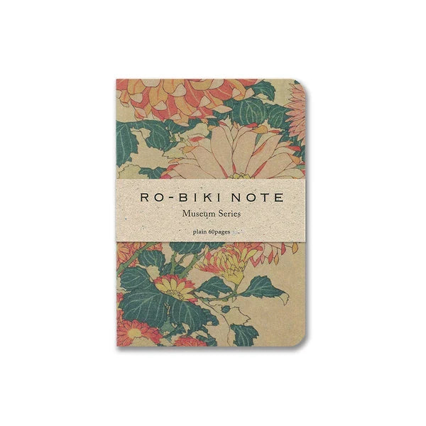 Yamamoto Paper RO-BIKI Museum Series Chrysanthemum Small Notebook - Dot Grid